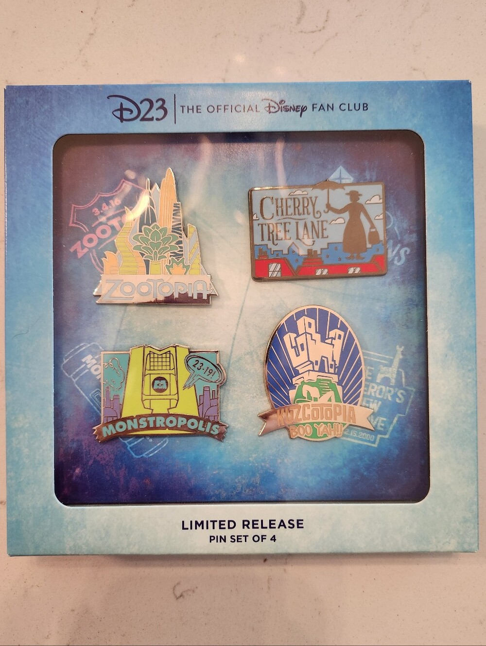 D23 Official Disney Destination Pins Fan Club 2020